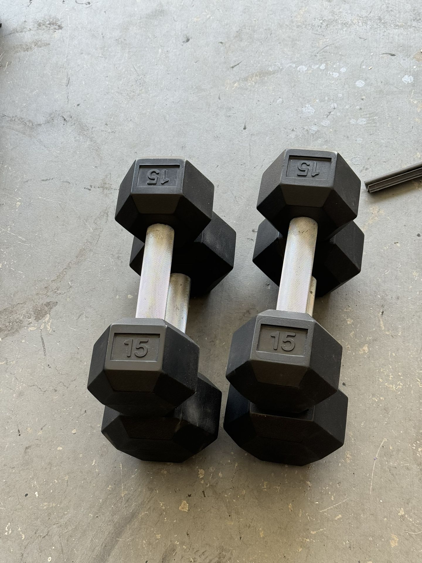 Dumbbells 15s And 25s. 