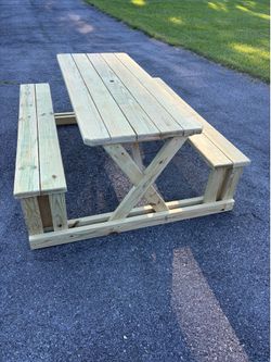 Outdoor furniture- picnic table