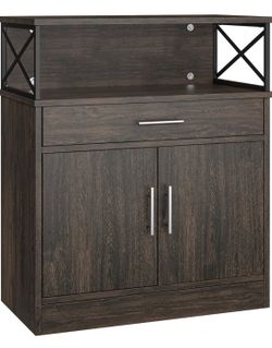 Dark brown sideboard Cabinet DNGG9840 (( HN )