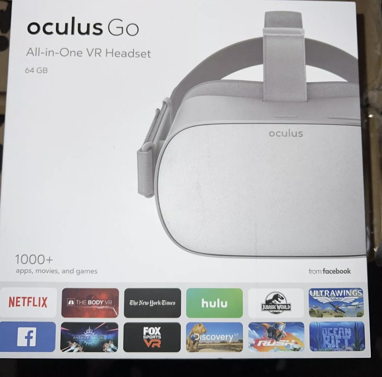 Oculus Go All in One Virtual Reality VR Headset 64GB From Facebook. To Play Games, Watch Movies, Videos Etc.