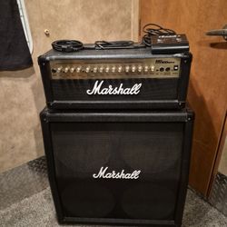 Marshall MG100HDFX/MG412 Slant Cab Half Stack Package