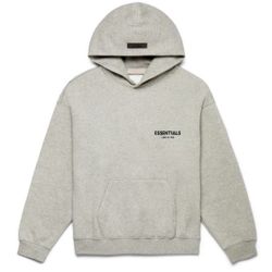 Essentials Fear Of God Dark Oatmeal Hoodie S L