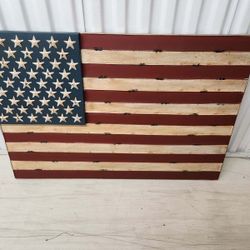 Metal American Flag