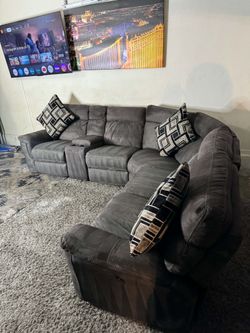 🌟 Ashley furniture 6pc electric reclining sectional couch 🛋 ( FREE DELIVERY)