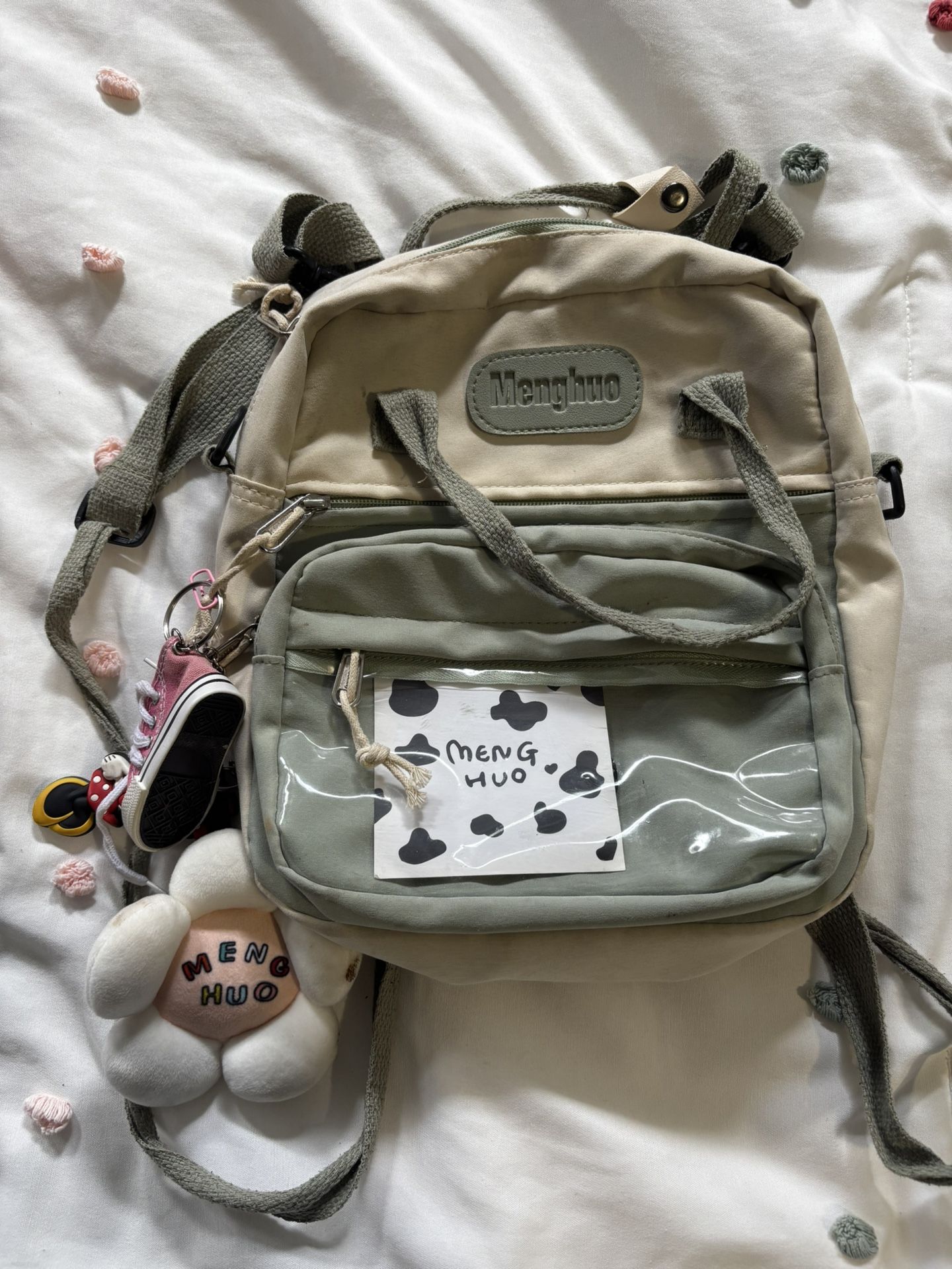 Mini Sage Green Backpack