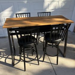 Bar Height Dining Table