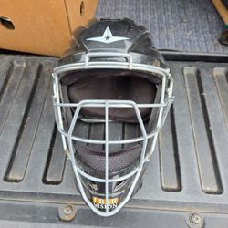 Used Little League Catchers Helmet 7- 7 1/2