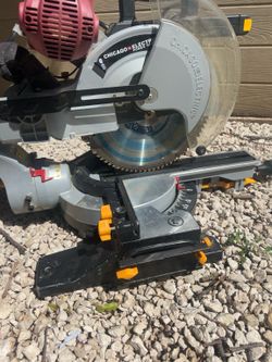 Chicago Electric 12” Sliding Double Bevel Compound Miter Saw – Works Great