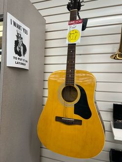 Silvertone acoustic guitar
