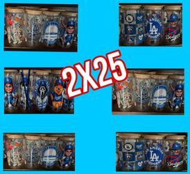 Dodgers 16 ounces Glass Cups