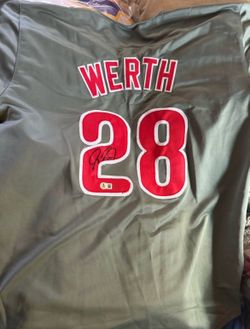 Jason worth signed jersey