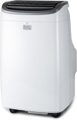 BLACK+DECKER 8,000 BTU Portable Air Conditioner for Rooms up to 350 Sq. with Remote Control, White