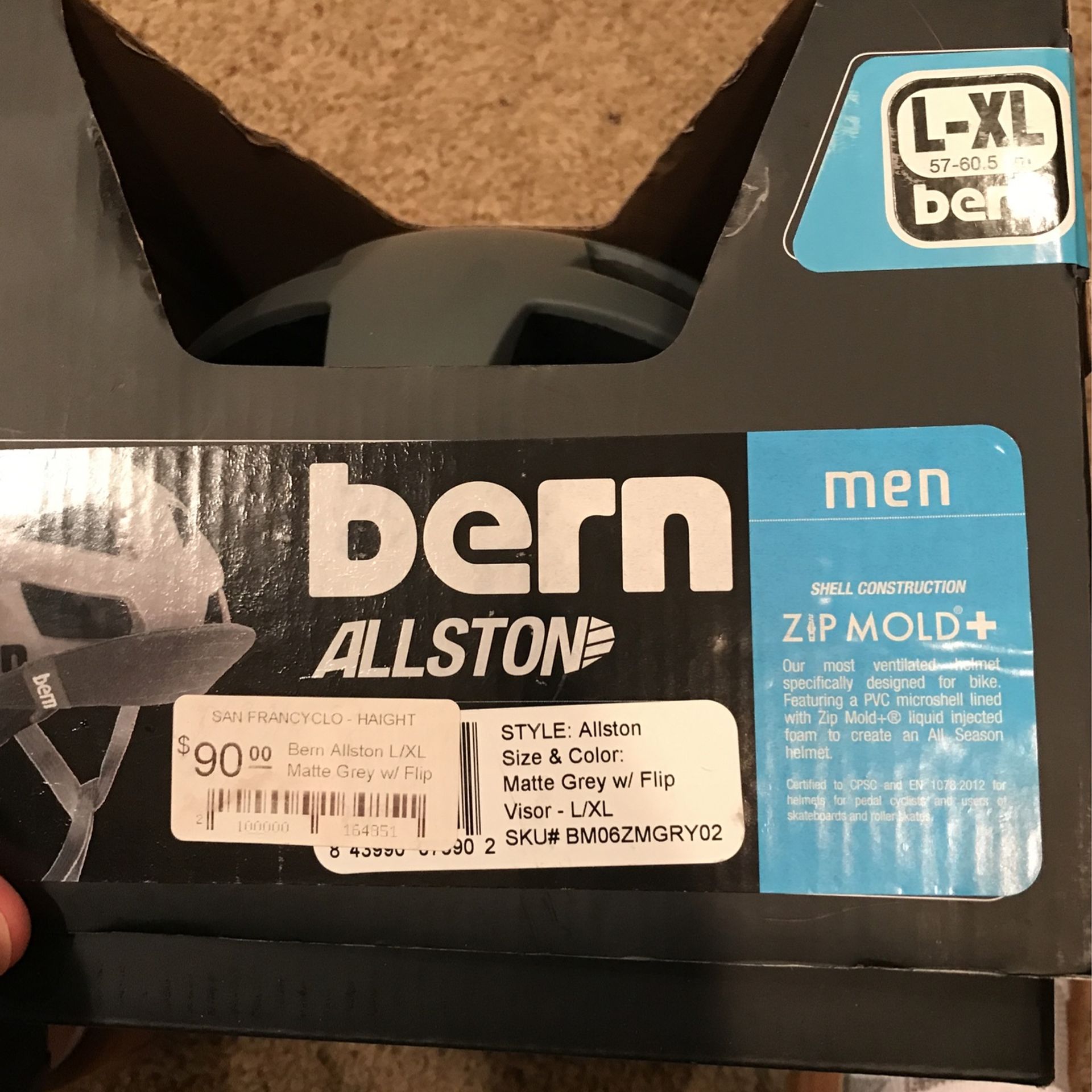 Bern Mens Bike Helmet
