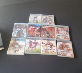 11  PS3 games, everything works as it should selling all as a group only.