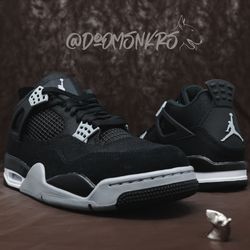 SOLD - Nike Air Jordan 4 Retro SE “Black Canvas” - DoOMSNKRS