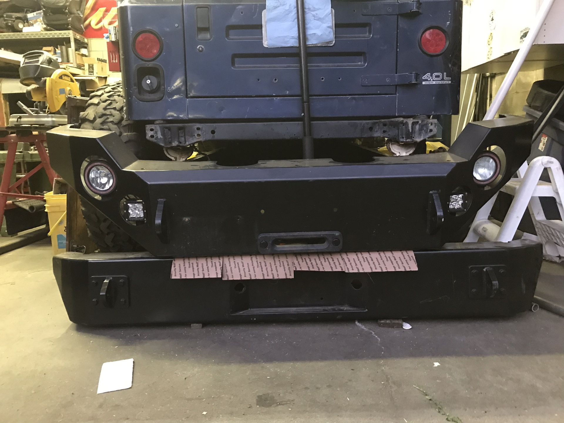 Body Armor 4x4 front and rear off road bumpers