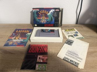 Lagoon (Super Nintendo SNES) Complete in Box CIB