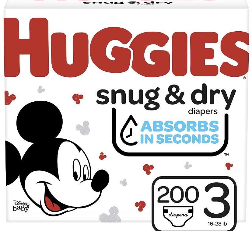 Huggies Snug Dry size 3 diapers-pañales