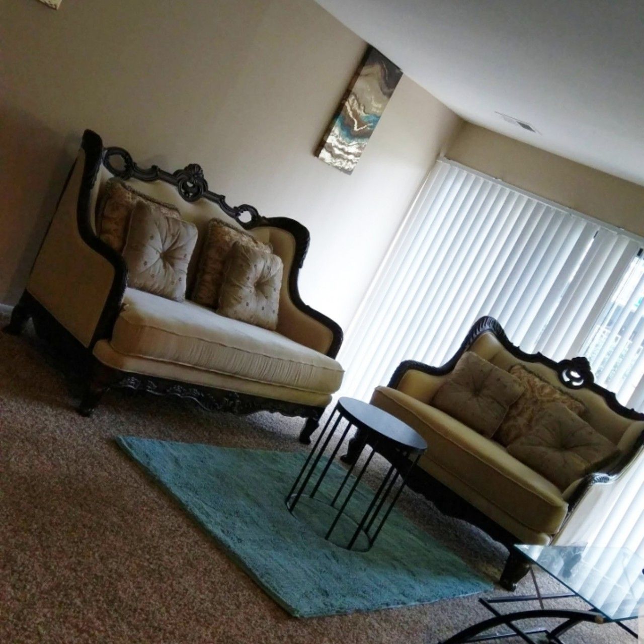 Two antique couches