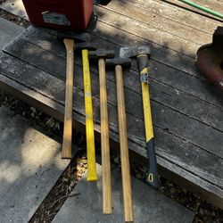 Ax, 2 Sledgehammers and 2 Log Splitters