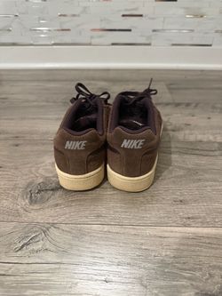 Nike Brown Suede Low-Top Sneakers
