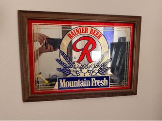Vintage Rainer Beer Mirror