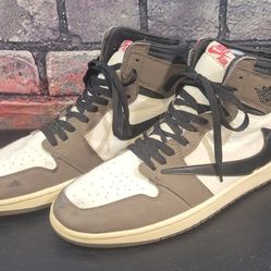 Jordan 1 Travis Scott Cactus Jack's Used Size 11