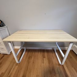 Home Office Desk with Storage Shelf