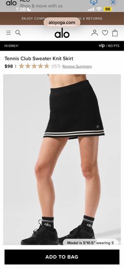 Alo knit skirt