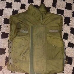 Vietnam Era M69 Flak Vest W/1963 Booklet