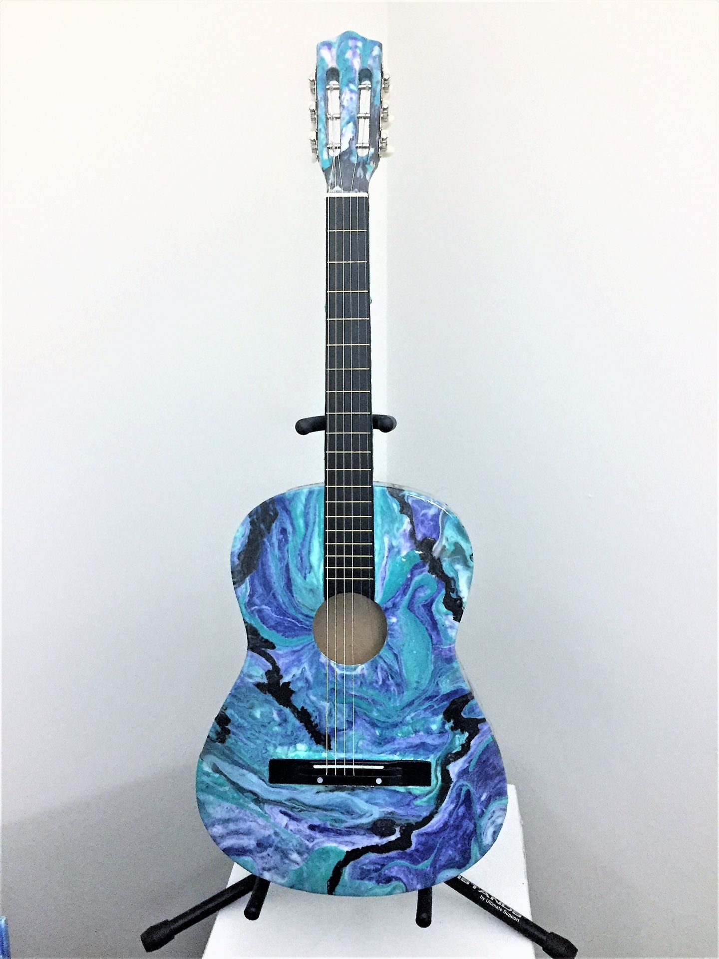 Custom Design Acoustic Guitar - Original Art