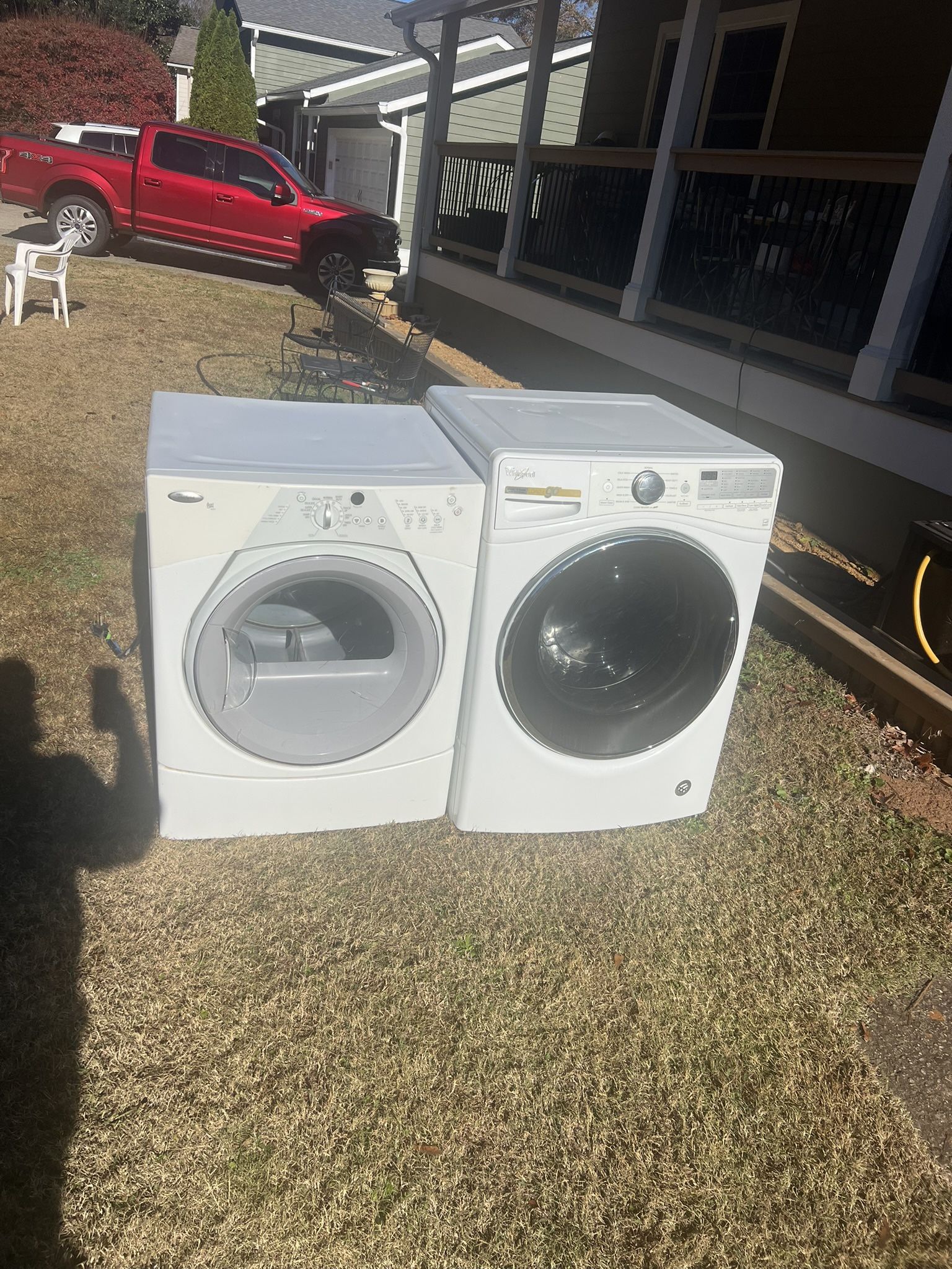 Front Load Whirlpool, Electric Washer And Dryer