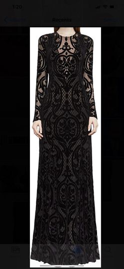 BCBG evening velour gown new with tags