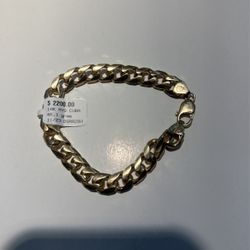 10k 46.1 Grams Cuban bracelet 