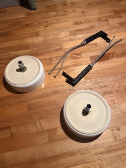 2 Porcelain Sinks and Matte Black Faucets