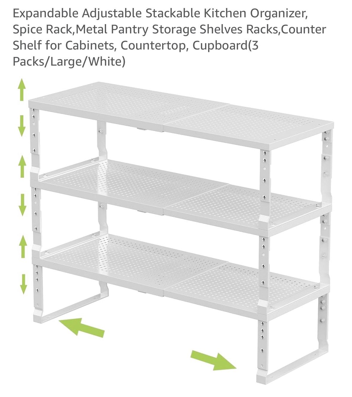 5 Adjustable Shelves