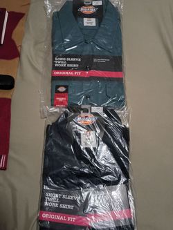 Men's Dickies shirts 2x short sleeve