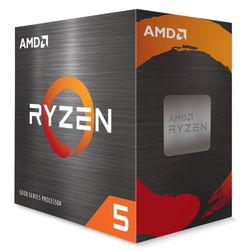 AMD Ryzen 5 5500 6-Core, 12-Thread Unlocked Desktop Processor with Wraith Stealth Cooler