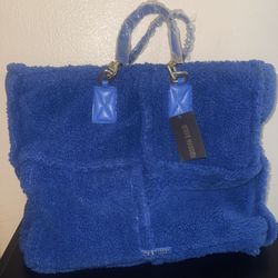 Steve Madden Blue Teddy Tote Bag (NEW) 💙✨