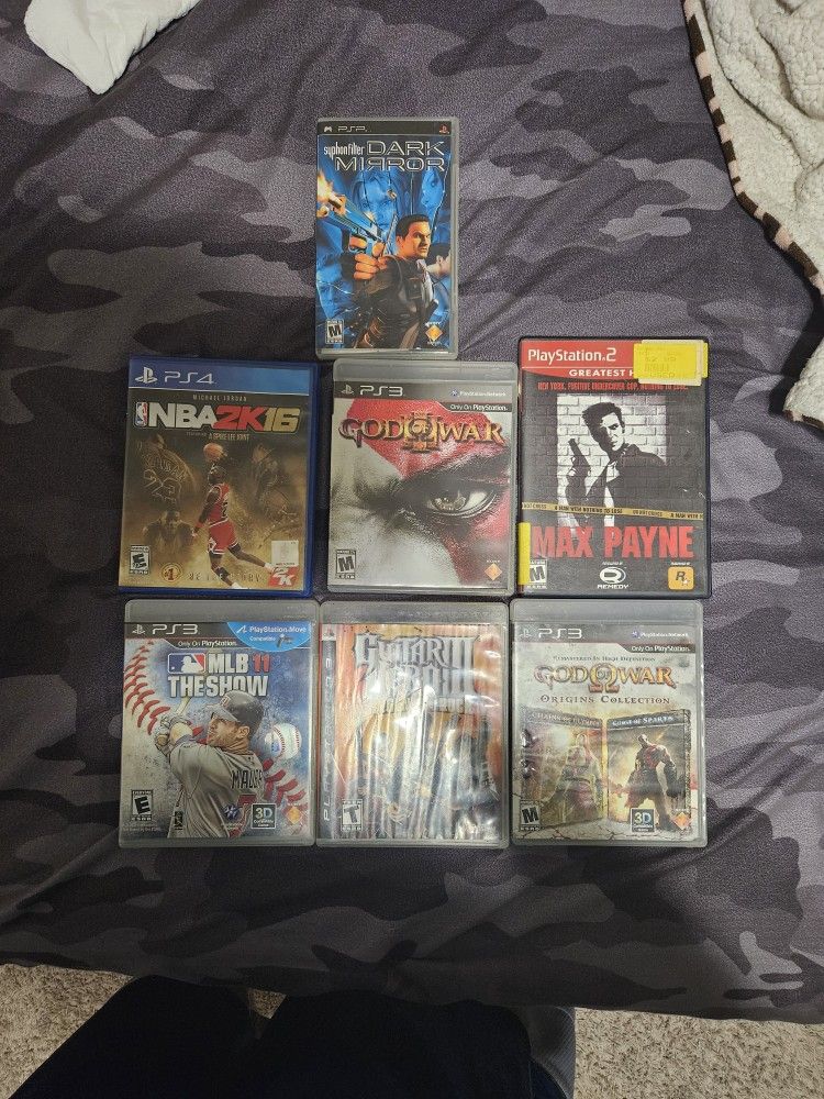 Ps4, Ps3 And Psp Games