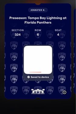 Tampa vs Panthers preseason game