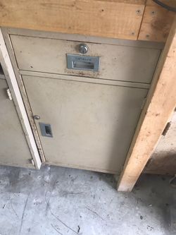Cabinet. Great for tools