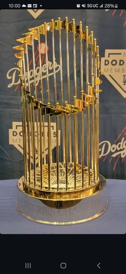 Los Angeles Dodgers World Series Trophy Photo OP TOUR
