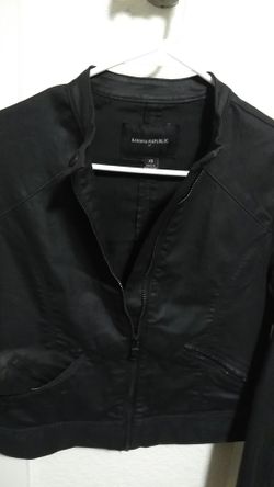 Banana Republic women's size XS black coated denim