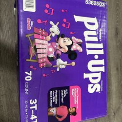 Huggies Pull Ups Size 3T-4T, 70 Count 
