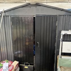 Heavy Duty. Tin Storage Shed. 8x10. 
