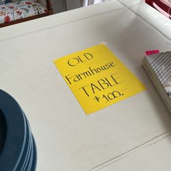 Vintage Farmhouse Table