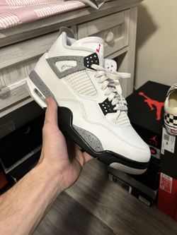 Jordan 4 White Cement Size 10