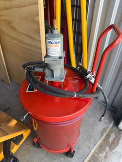 Lincoln pneumatic grease gun like new