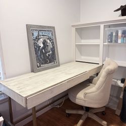 World Market Desk & Rolling Chair 
